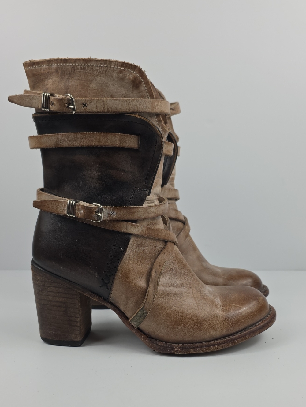 Freebird By Steven Baker Leather Women's Boots Size 9 - Picture 4 of 13